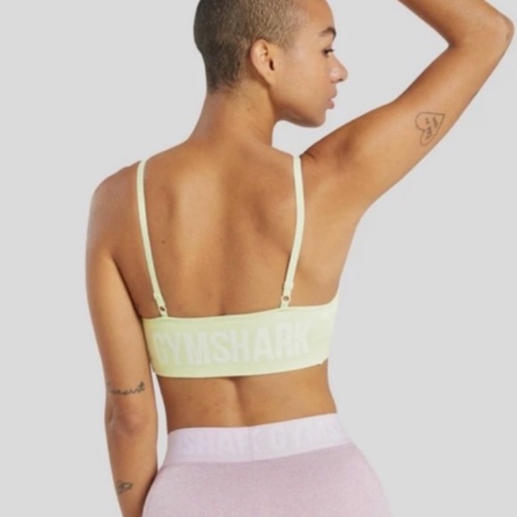 Gymshark Flex Cycling Shorts & Bra SET! Light Green - Picture 5 of 6